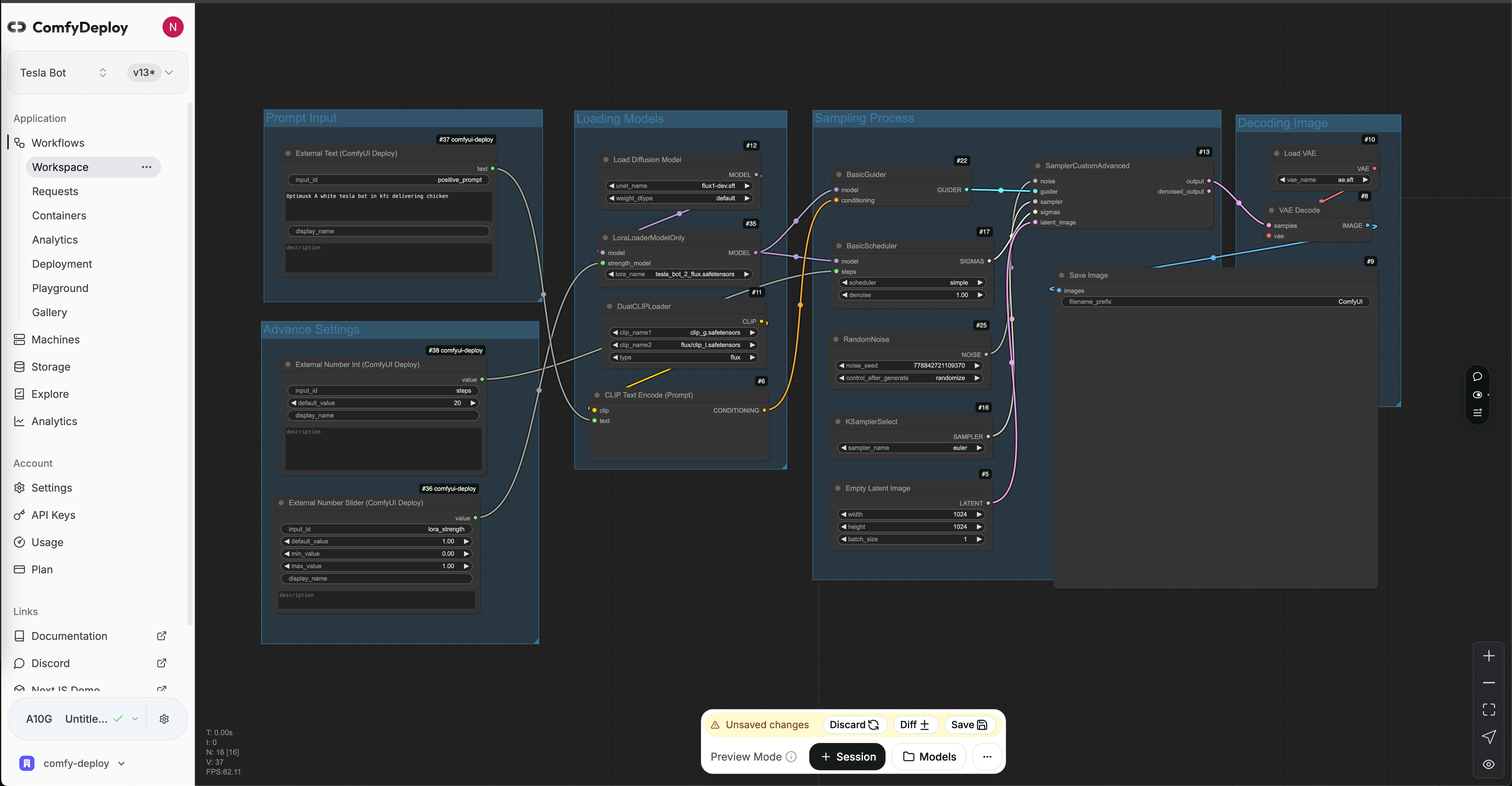 Edit workflow